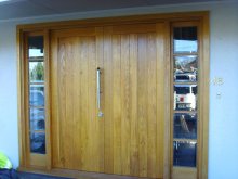 oak doors with side light. oak doors with side light.