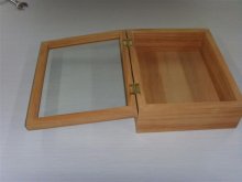 rimu box with glass lid rimu box with glass lid