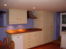 oak tops and hand paint units