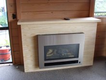 Pine fire place Pine fire place