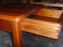 Recycle nz timber coffee table with drawer Recycle nz timber coffee table with drawer