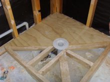 timber base shower tray